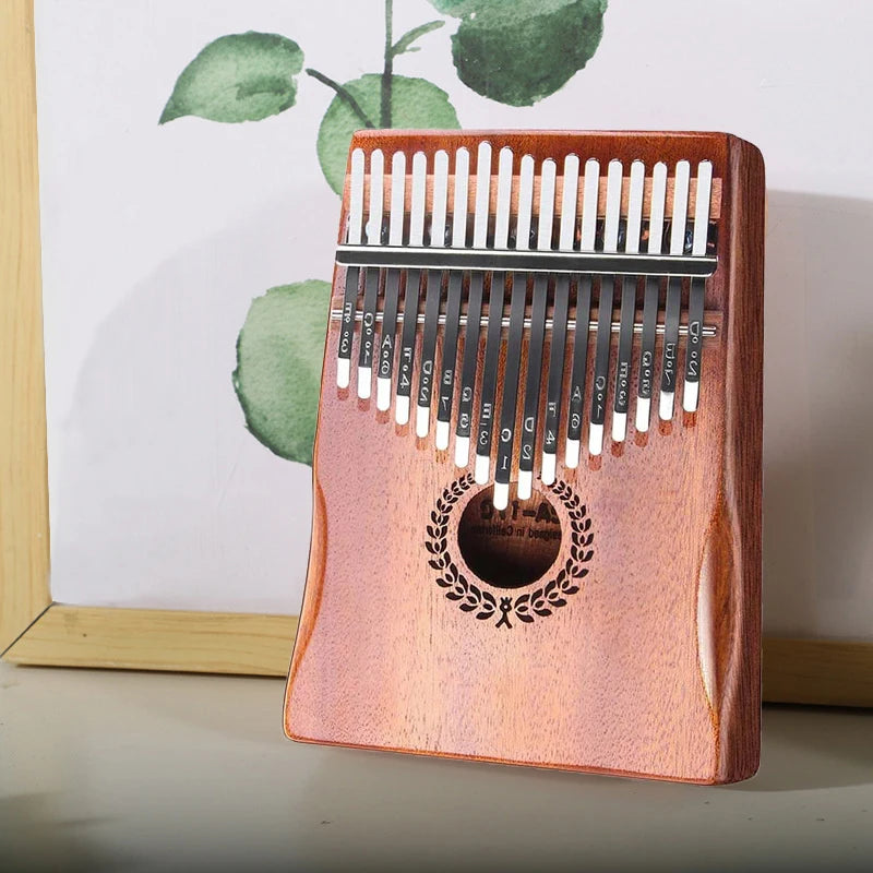 17 Keys Kalimba Thumb Piano Keyboard Personal Musical Instrument With Accessories For Performance Great Present Christmas Gift