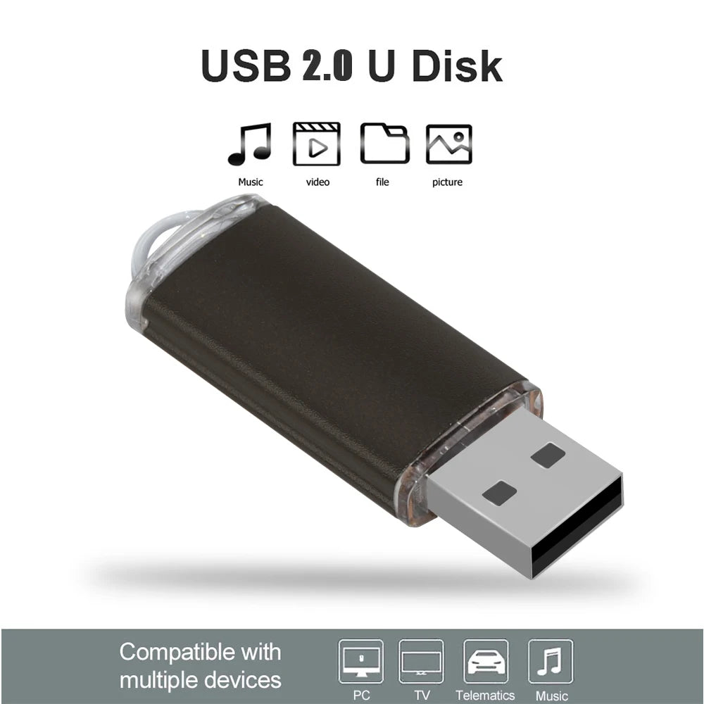 USB Flash Drive 128GB 64GB 32GB 16GB 8GB 4GB Usb 2.0 Flash Memory U Stick High Speed memorias usb pendrive flash disk