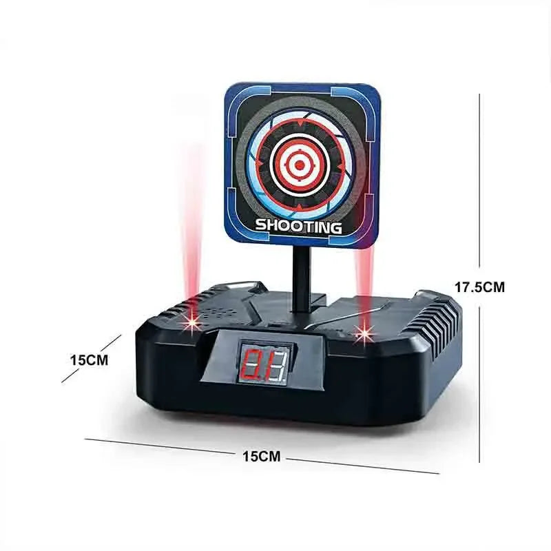 Targets for Nerf Guns Auto Reset Electric Shooting Target Accessories Kids Sound Light Shooting Game Toys High Precision Scoring