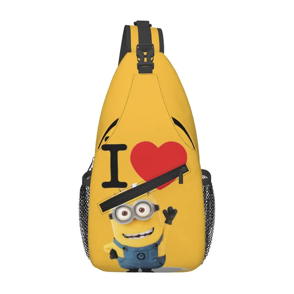 Minions Crossbody Chest Backpack Minion Shoulder Backpack