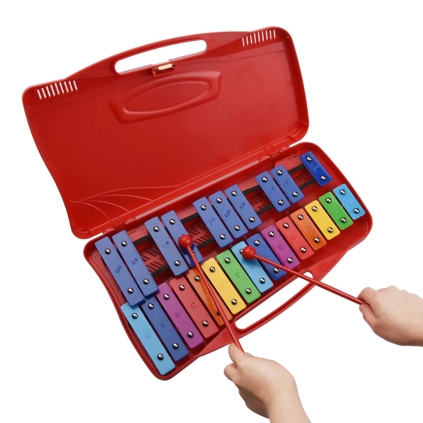 25 Notes Glockenspiel Orff Instrument Xylophone Hand Knock Percussion Rhythm Musical Children Educational Toys With Accessories