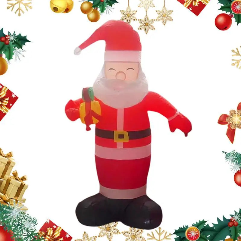 Blow Up Santa For Yard Inflatable Santa Claus 4.92ft With LED Lights