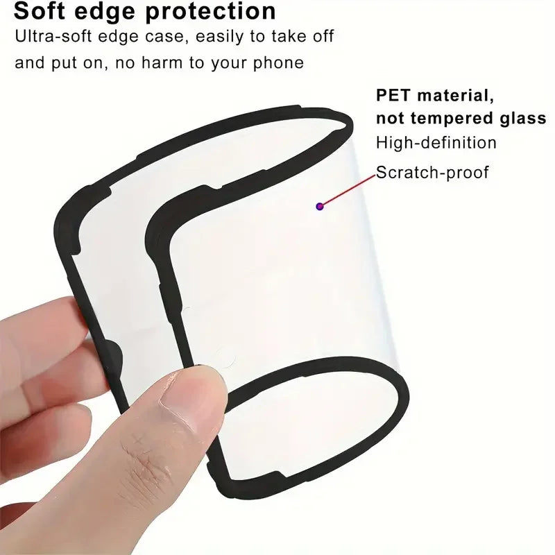 360 Full Body Screen Protector Transparent Case For Samsung Galaxy S24 Ultra S23 S22 Plus S21FE A52 A54 A53 A14 A13 Phone Cover