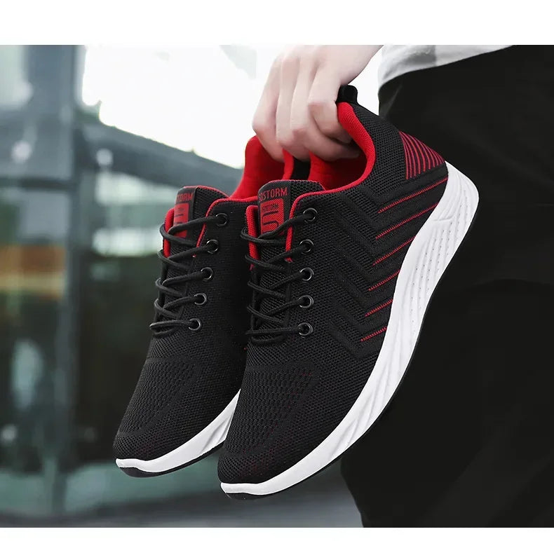 Men Breathable Sneakers Spring New Soft-soled Casual Shoes Running Shoes Man Lightweight Casual Non-Slip Shoes Zapatillas Hombre