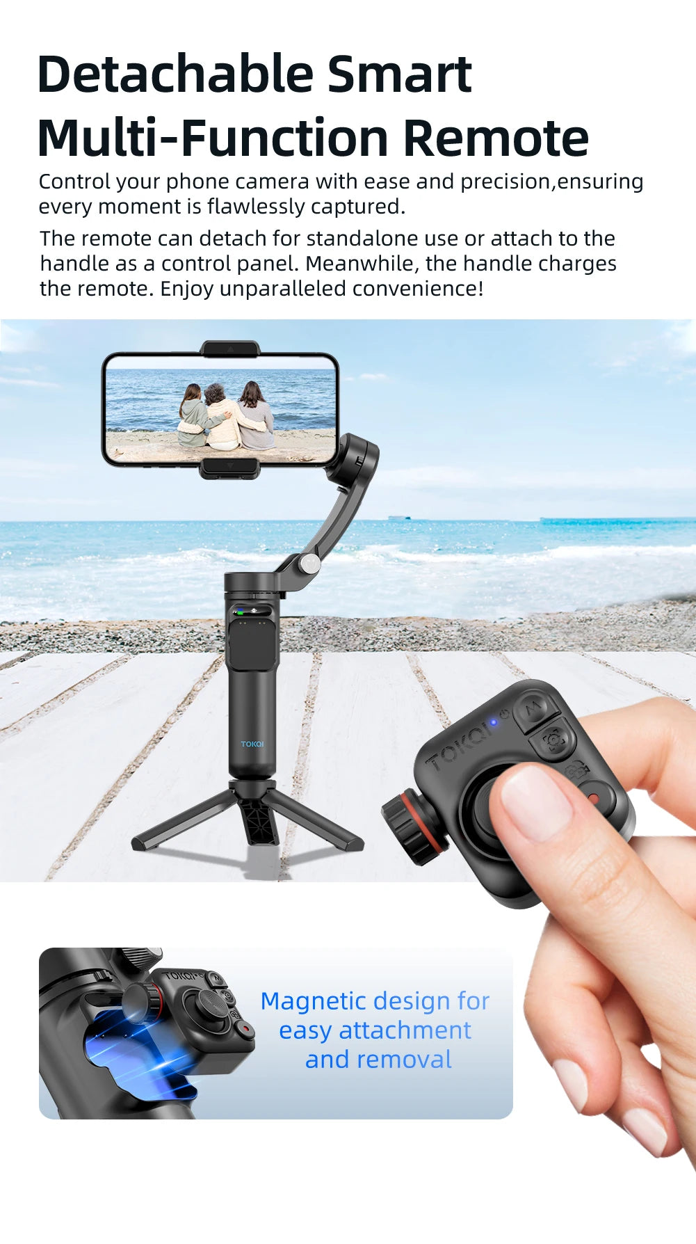 Handheld 3-Axis Gimbal Phone Holder Anti Shake Video Record with Selfie Tripod Stabilizer for Xiaomi iPhone Cellphone Smartphone