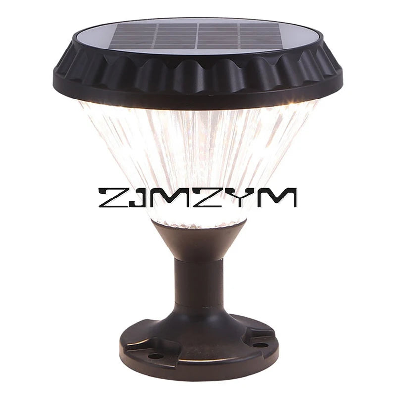 LED Outdoor Solar Capital Lamp Outdoor Courtyard Wall Post Lamp Villa Garden Gate Post Ceiling Light