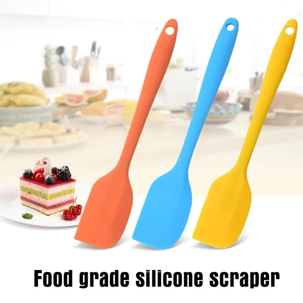 Cake Mixer Spatula Food Grade Silicone Kitchen Butter Cream Baking Shells Brush Pastel Durable All-In-One Baking Kitchen Utensil