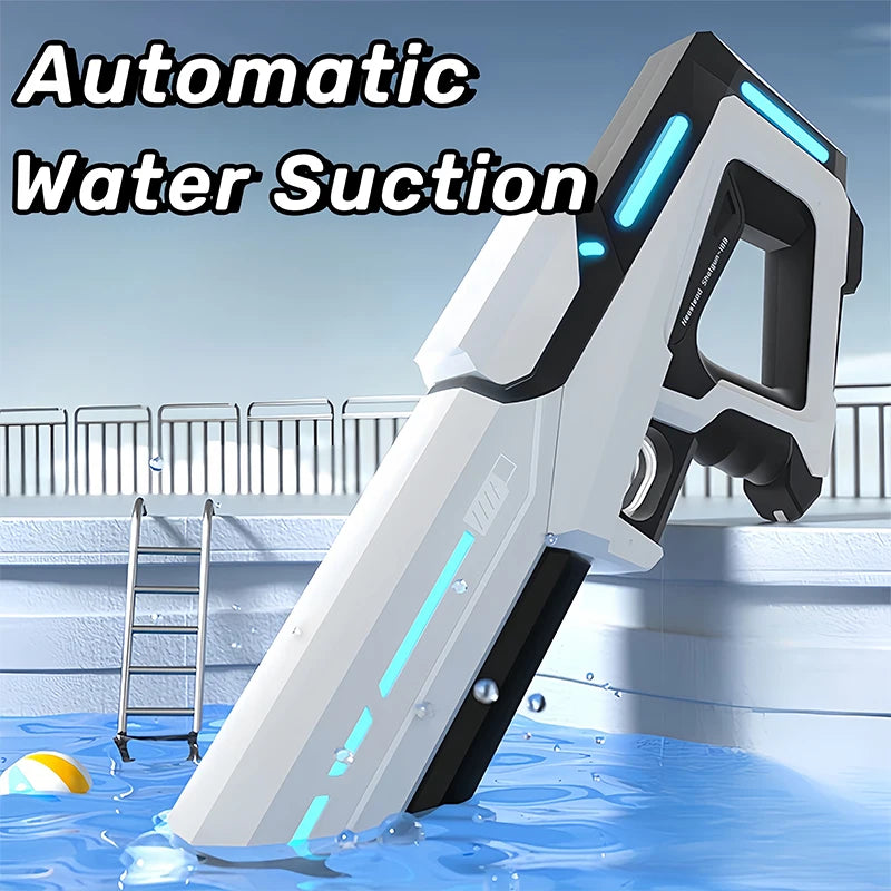 Electric Water Guns For Adults Powerful Squirt Automatic Water Suction Water Blasters Summer Outdoor Beach Toy For Kids Gift