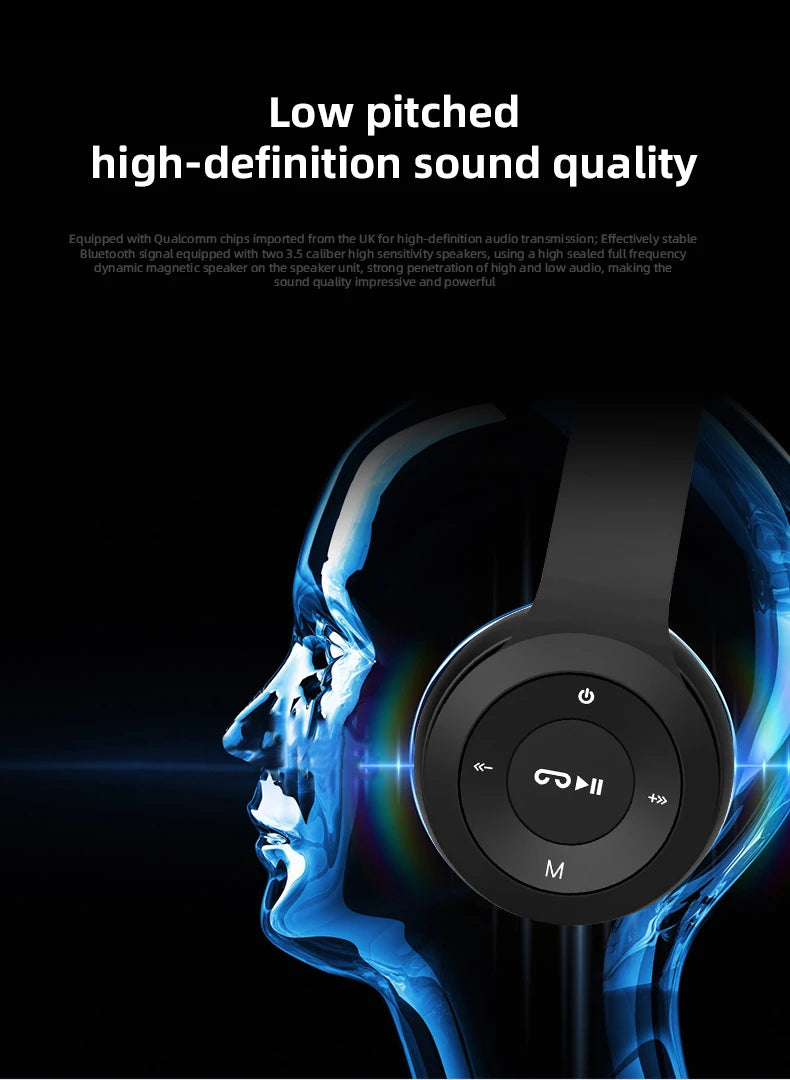 Stereo P47 Headset 5.0 Bluetooth Headset Folding P Series Wireless Sports Game Headset