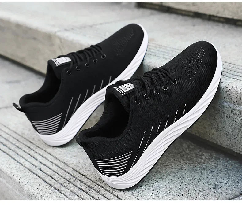 Men Breathable Sneakers Spring New Soft-soled Casual Shoes Running Shoes Man Lightweight Casual Non-Slip Shoes Zapatillas Hombre