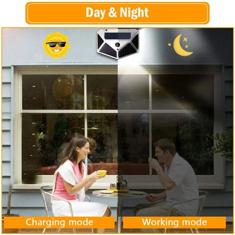 2/4/8/10PCS Solar Light Outdoor LED Wall Lamp PIR Motion Sensor Lamp Waterproof LED Lights For Garden Street Decoration