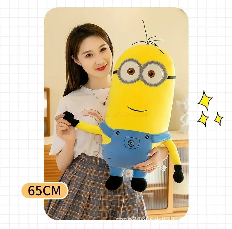 Minions Characters Yellow Plush Toys Bob Stuart In Jeans Soft Toys Dolls & Hobbies Christmas Birthday Gift