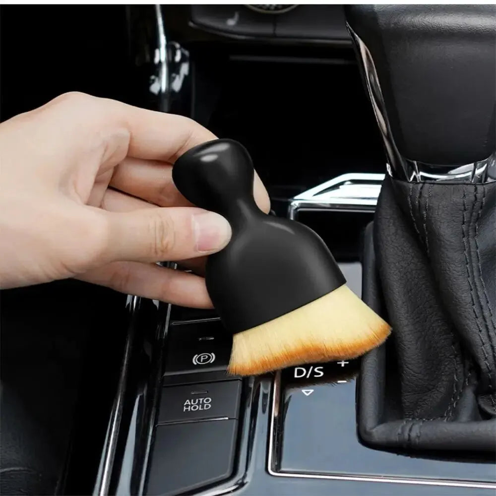 2 Pcs Car Interior Dust Sweeping Soft Brush Car Washing Tool Keyboard Gap Car Dust Brush out Trend Cleaning Brush