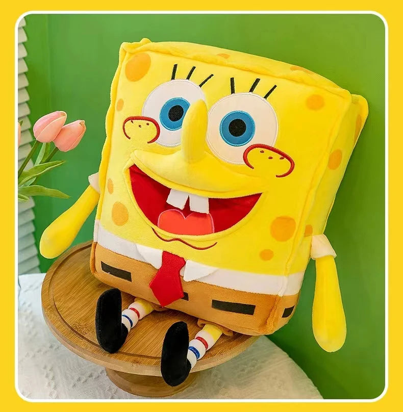 45-80CM SpongeBob SquarePants Patrick Star Doll Anime Cartoon Plush Toy Soft Cute Stuffed Collection Children's Birthday Gift