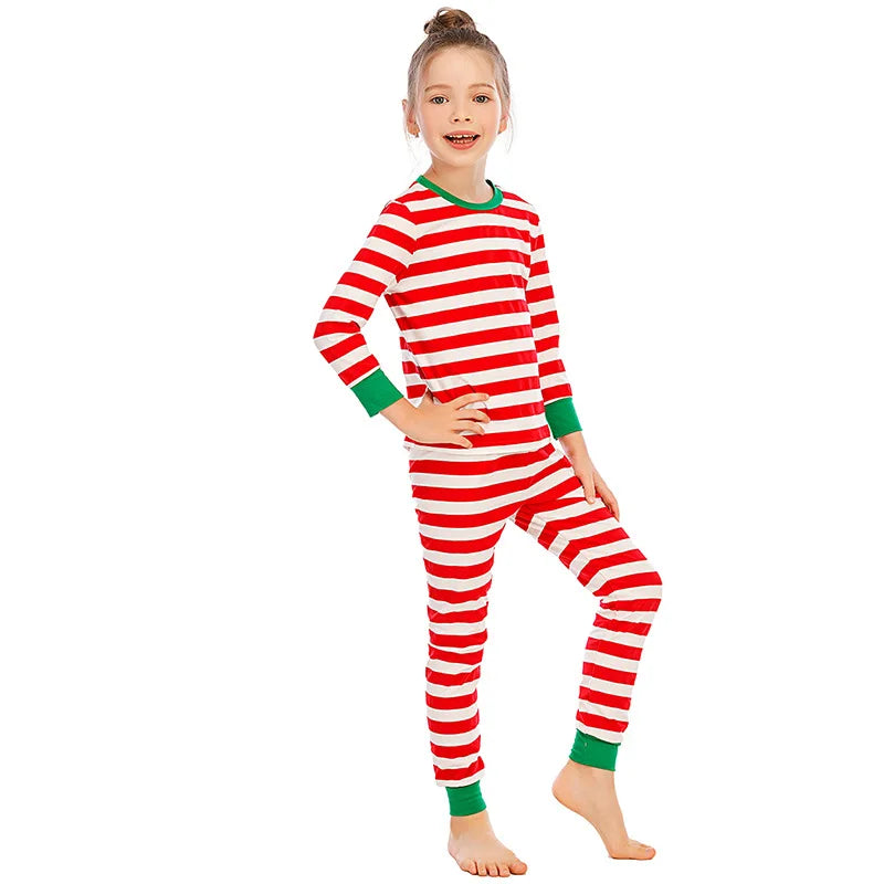 Christmas Pajamas Sets Children's Sleepwear Mother Father Kids Family Look Couples Pajamas