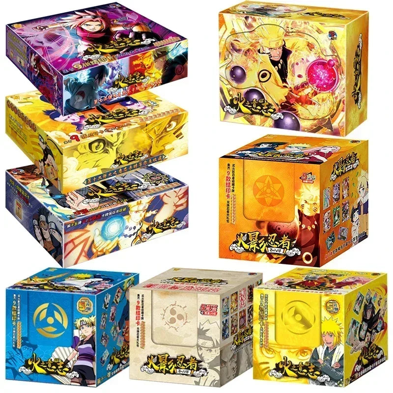 Naruto SSR Card Deluxe Collection Edition Card Naruto Sasuke Anime Character TCG Board Game