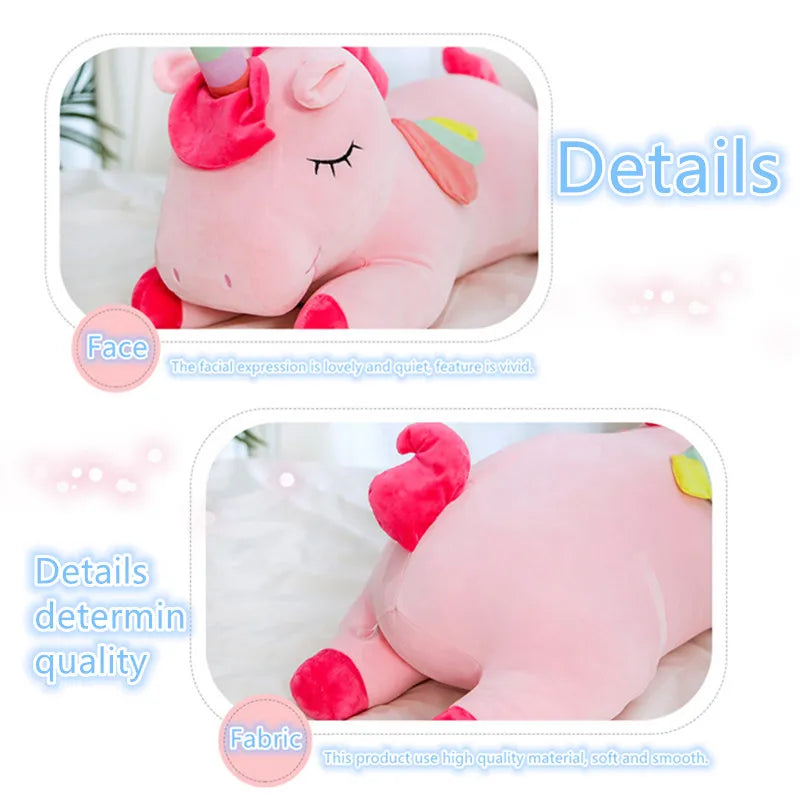 Kawaii Horse Plush 25/50cm Soft Stuffed Huggable Dolls