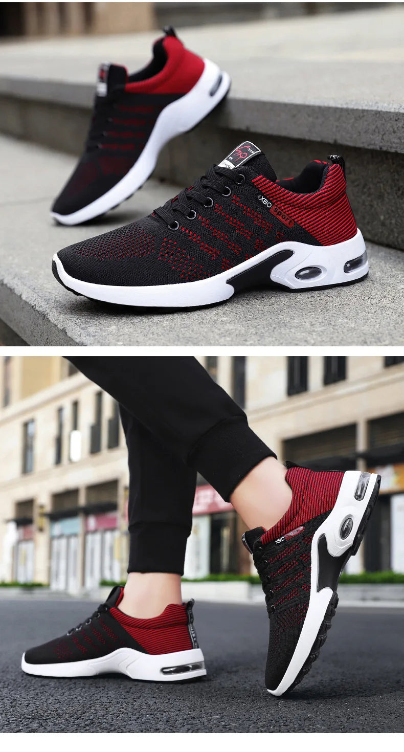 Running Shoes Breathable Shoes for Men Cushion Men Sneakers Lightweight Mesh Anti-slip Tennis Men Shoes