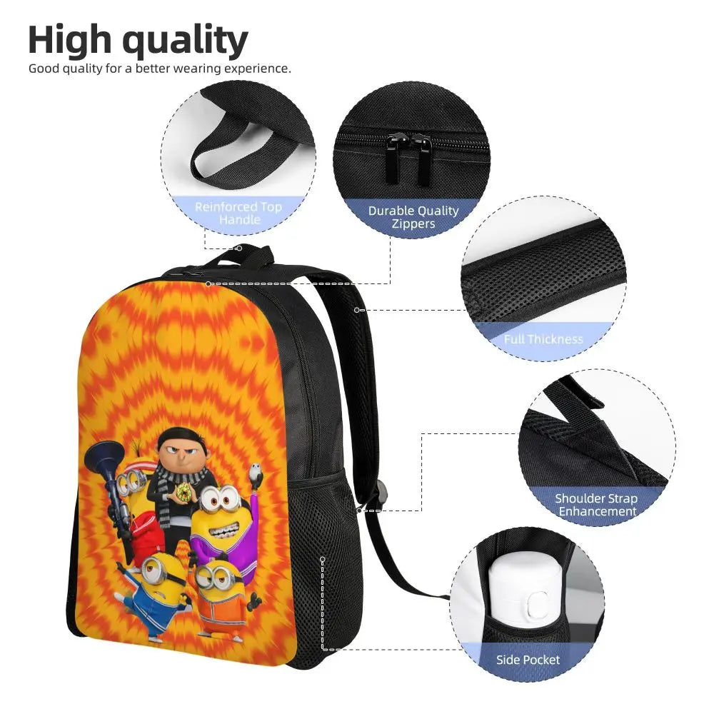 Despicable Me 4 Movie School Backpack