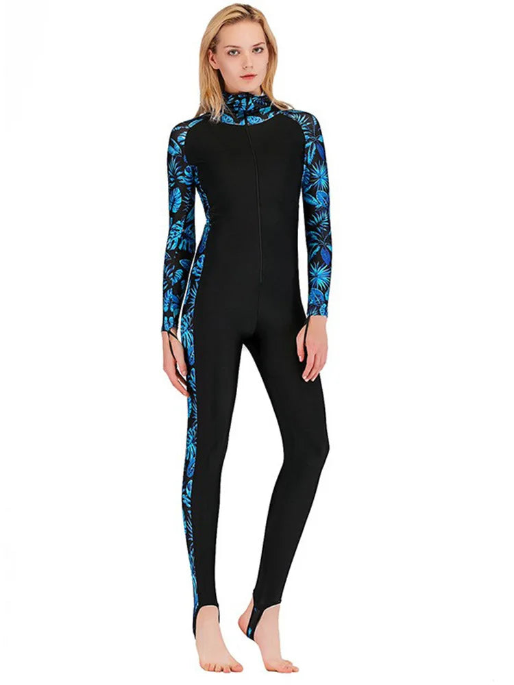 Women Men Lycra Wetsuit hood Diving Suit Women Surf Scuba Dive Jellyfish High Elasticity Color Stitching Surf Diving Suit