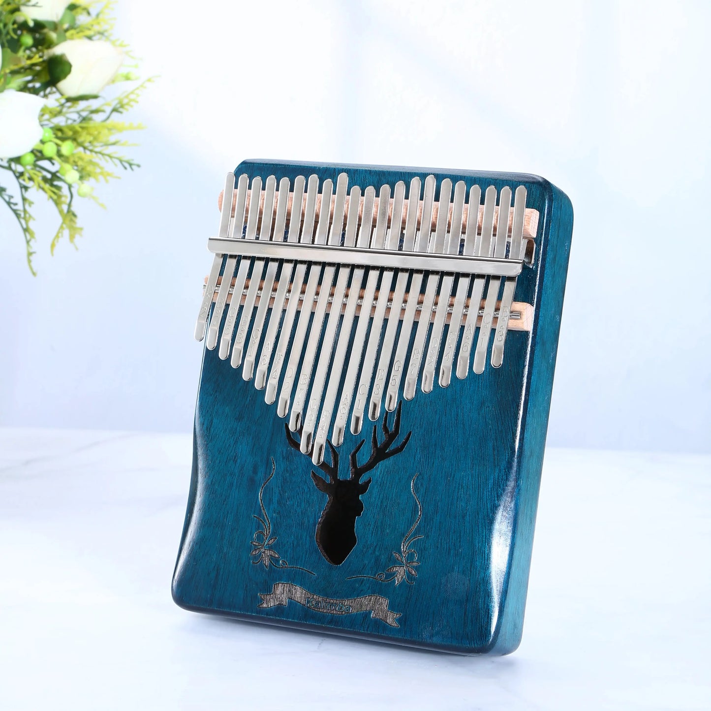 21 Keys Thumb Piano Calimba Professional Tuned Portable Kalimba 17Keys Beginner's Finger Piano Birthday Festival Relaxation Gift