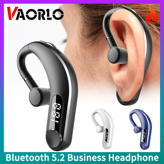 5.2 Bluetooth Earphone long battery life Wireless Earphone Handsfree Sports Earbuds with Mic LED display