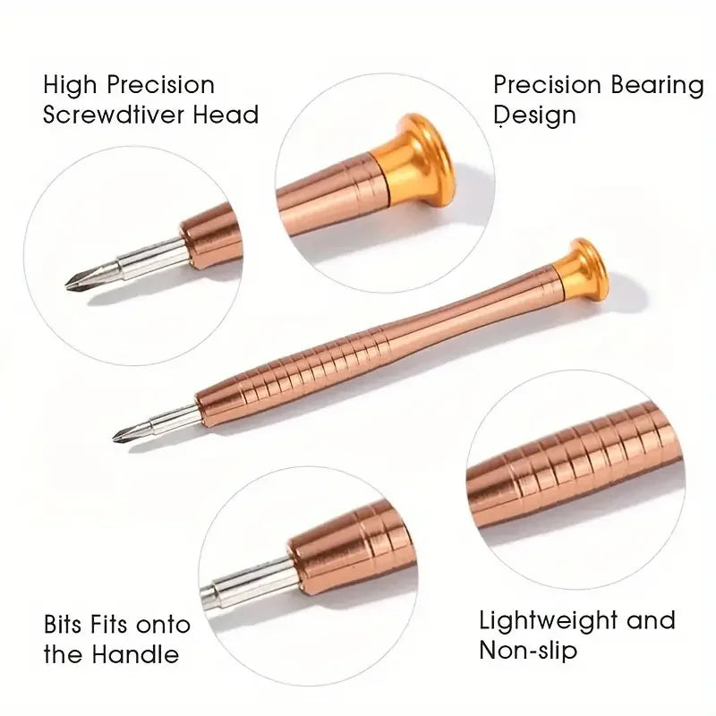 Precision Screwdriver Set, 25 In 1 Repair Tool Kit, Small Screwdriver Set, Star/Y-type/Flat-blade/Triangle Screwdrivers F