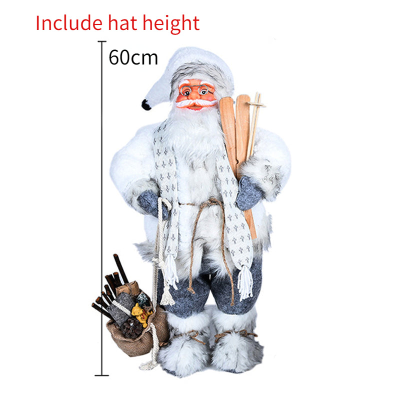 60cm Large Santa Claus Merry Christmas Decorations for Home Happy New Year Santa Claus Doll Window Decorations Home gift