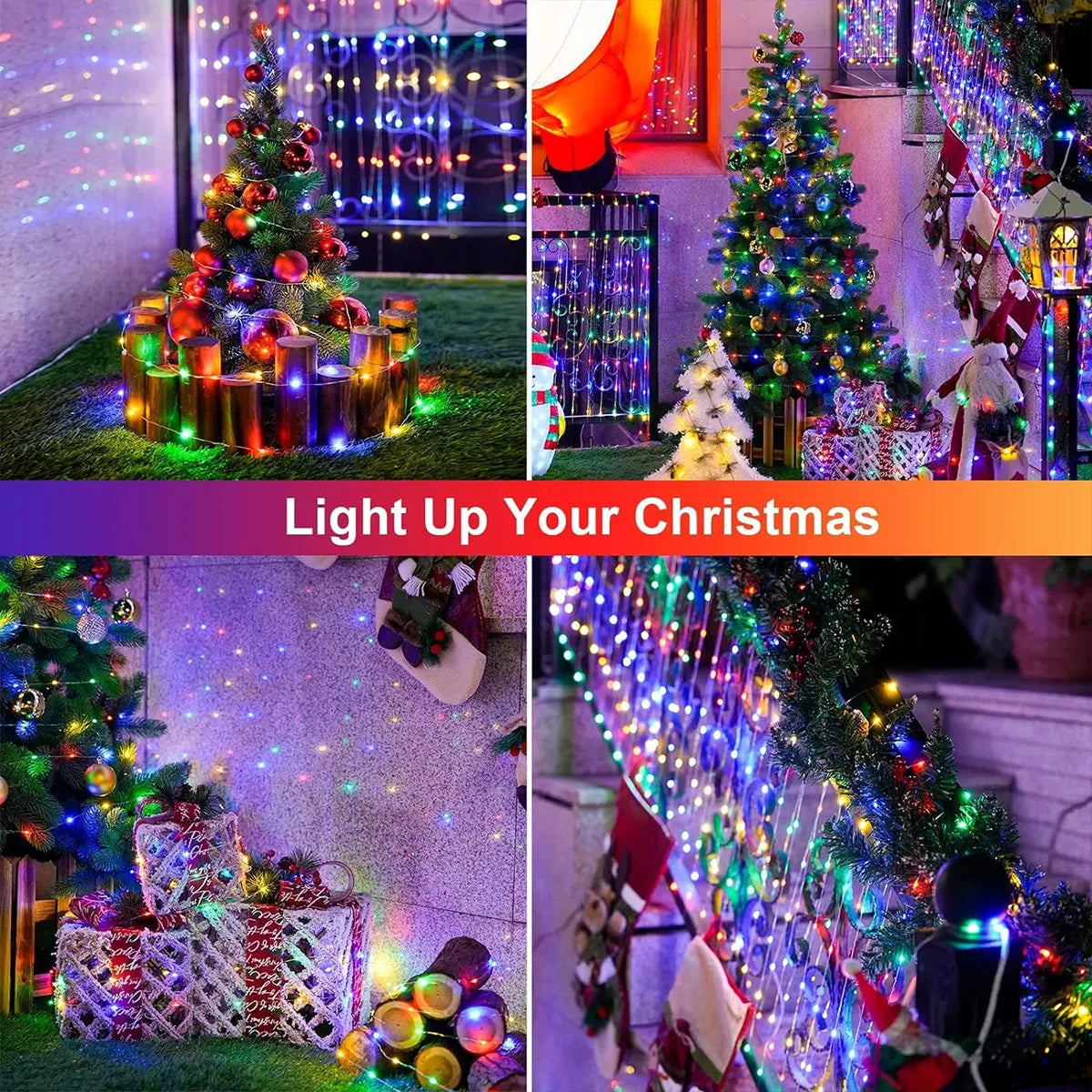 Solar LED Light 7M/22M/32M Outdoor Garden Waterproof Fairy Garland String Lights Christmas Holiday Party Decoration Solar Lights