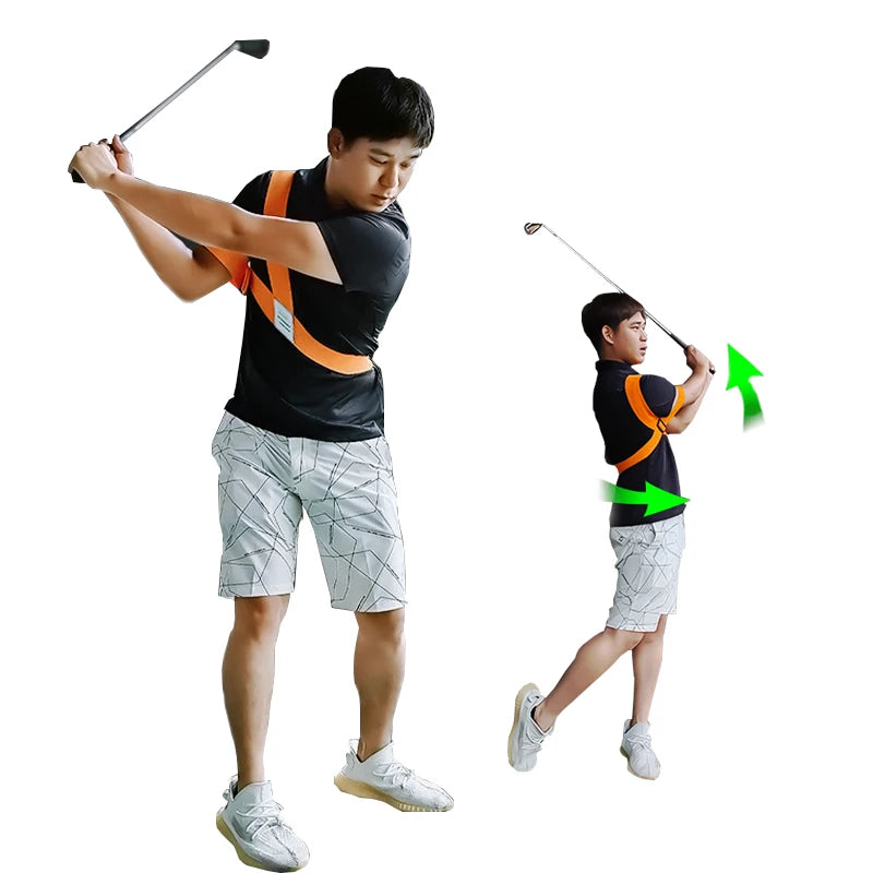 Golf Swing Trainer Golf Swing Strap Golf Posture Correction Golf Swing Ccorrector Golf Practice Supplies For Men Women Beginners