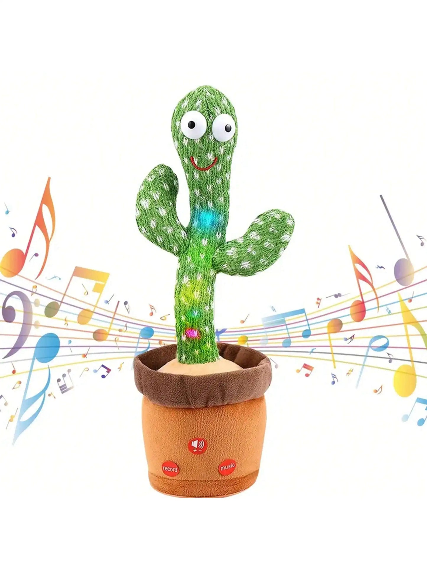 Dancing Talking Cactus Toys Singing Mimicking Recording Repeating What You Say Sunny Cactus Up Plus