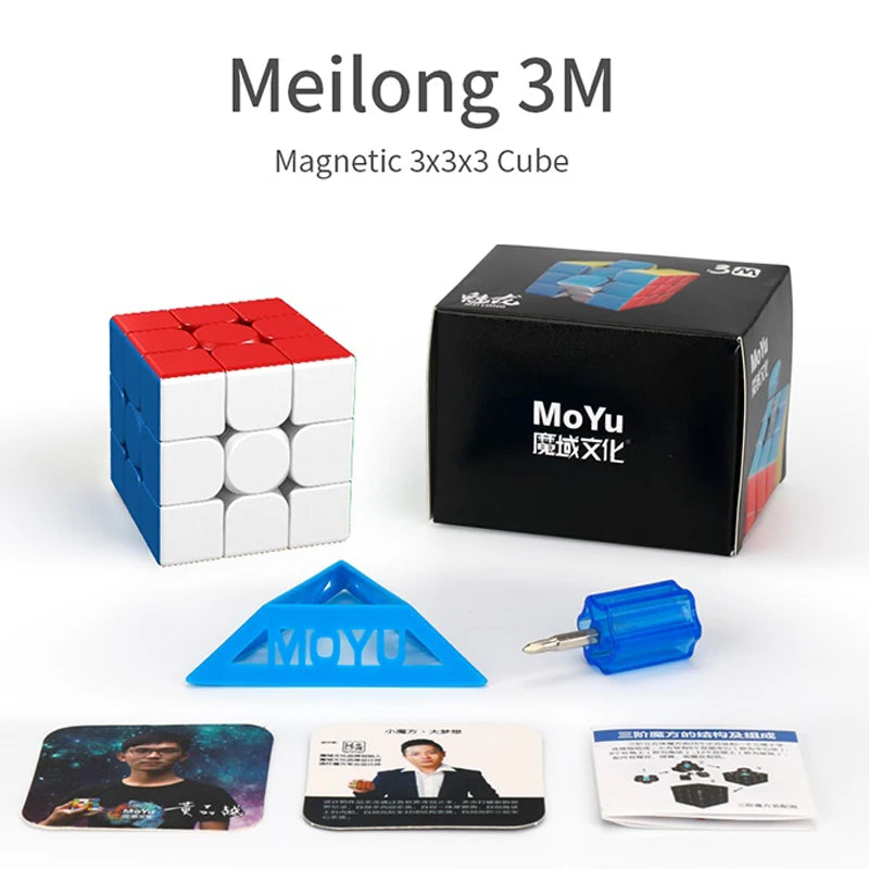 Profession Magnetic Magic Cube Speed Puzzle Toy Hungarian Magnet