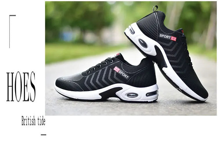 Sports men's shoes Lace-up thick sole casual breathable fashion shoes