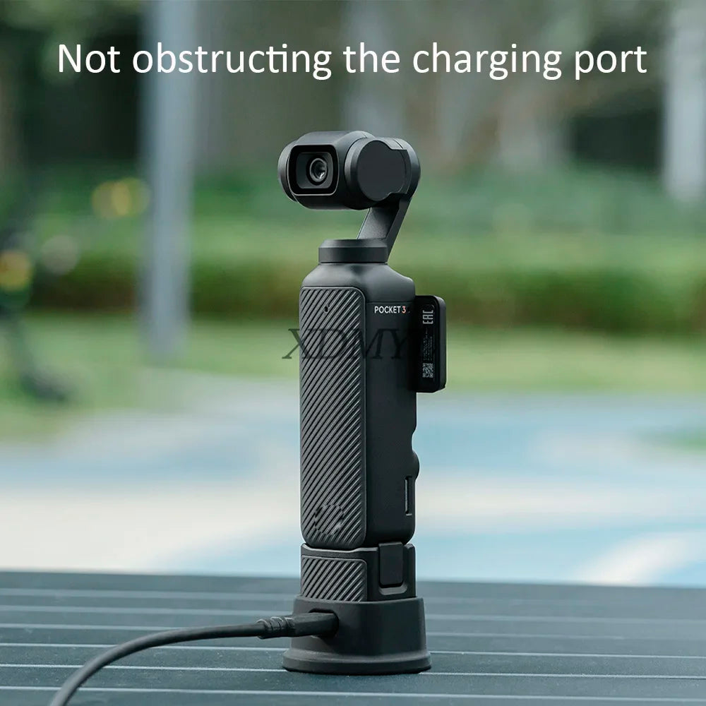 Silicone Base For DJI Osmo Pocket 3 Dock Desktop Anti-skid Fixed Extension Base Stand Quick Release Base Camera Accessories