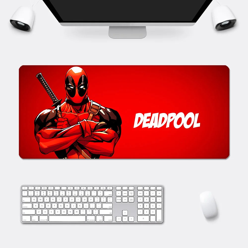 Super Hero Deadpools Mousepad HD Printing Computer Gamers Locking Edge Non-slip Mouse Pad XXL90x40cm Keyboard PC Desk Pad