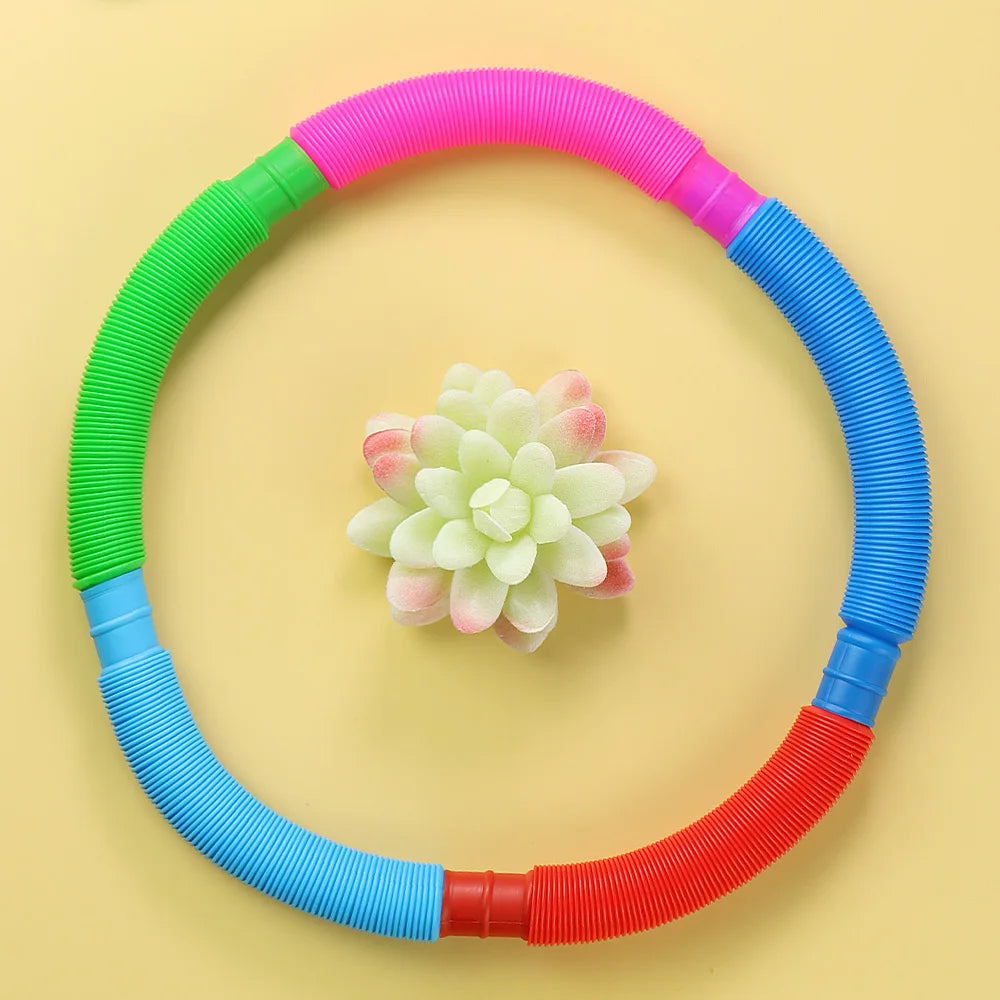 Squishy Fidget Sensory Toys Children With Autism And Anxiety Sensory Reliver Shrink Tube Toys for Adult Push Squeeze Pea Toys