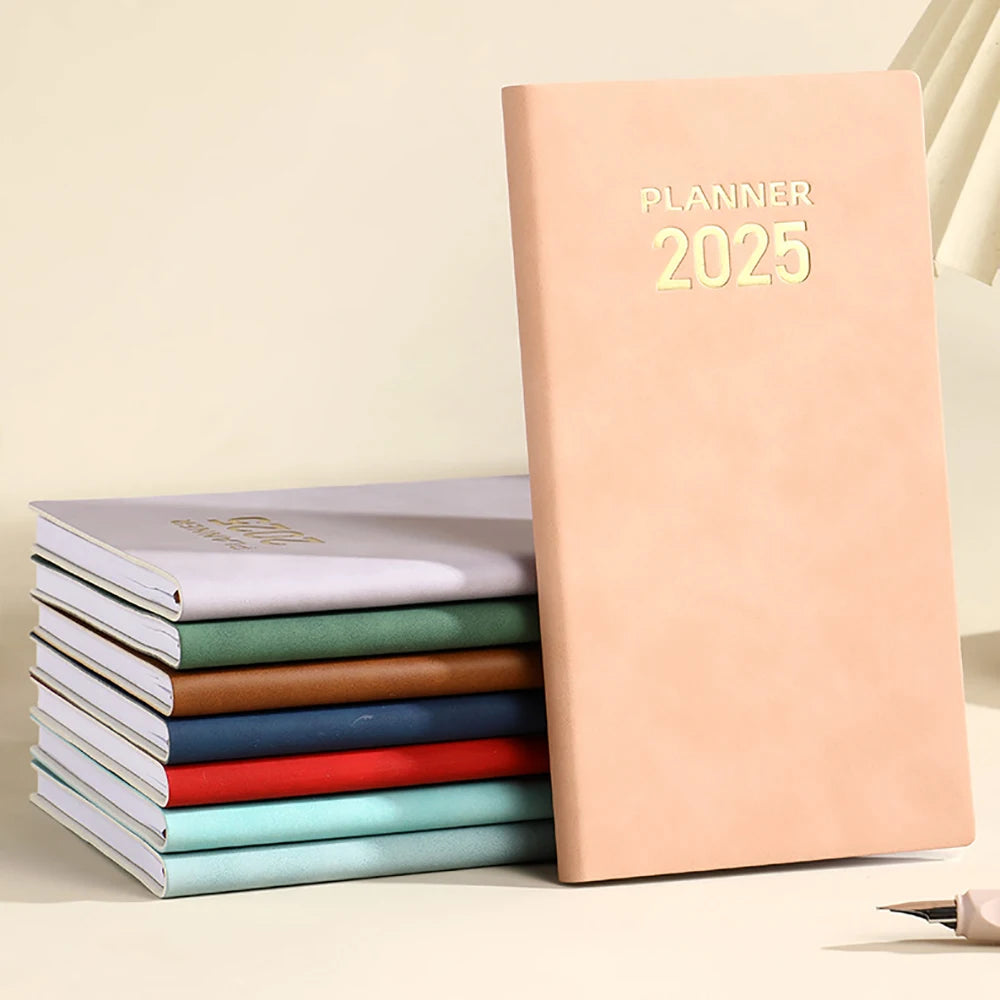 2025 A6 Notebook Notepad Daily Weekly Agenda Planner Notebooks Stationery