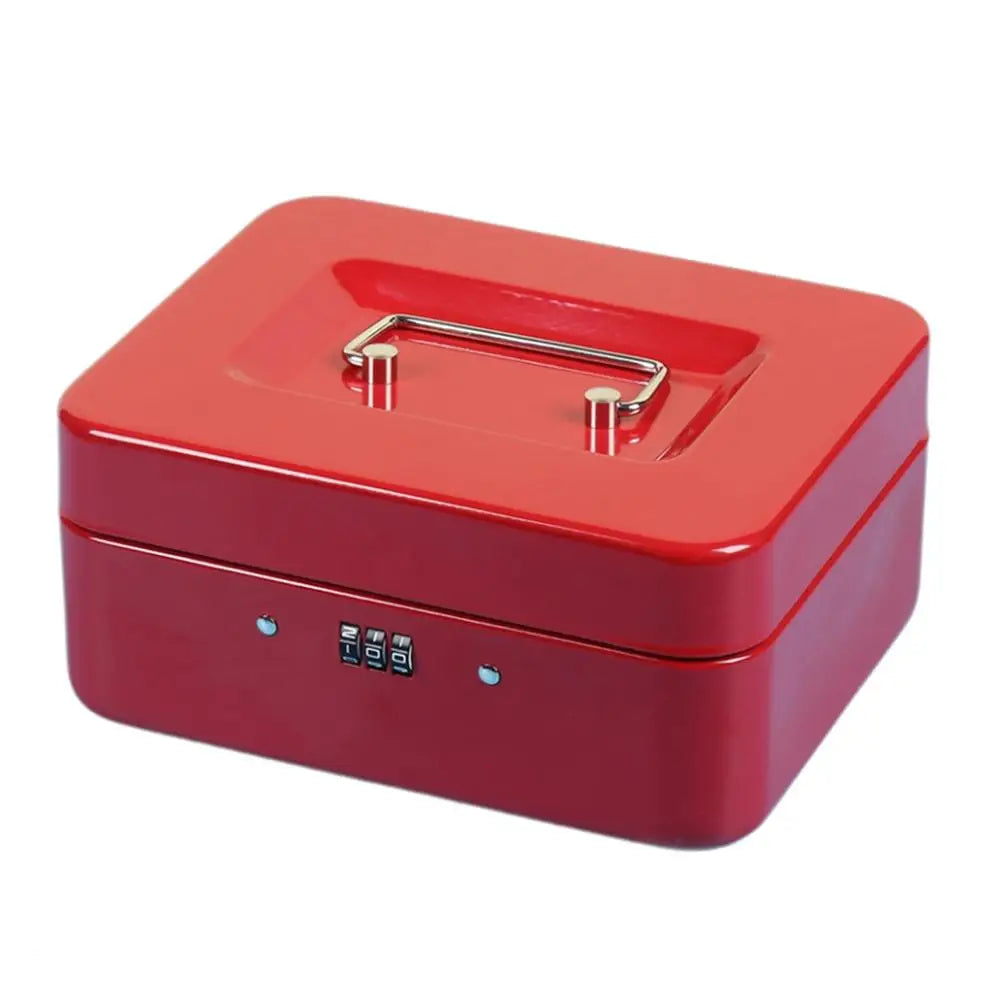 Portable Safe Box Portable Lock Box Portable Money Cash Deposit Box With Security Code For Travel Store Keys Cards Jewelry