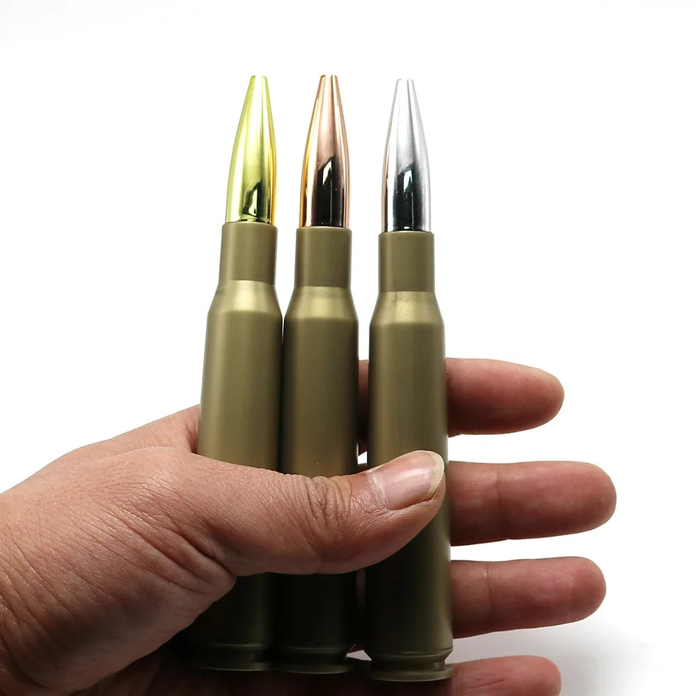 Creative Retro Bullet Shaped Ballpoint Pen Simulation Weapon Pen Promotion Small Gift Stationery School Supplies Gel Pen