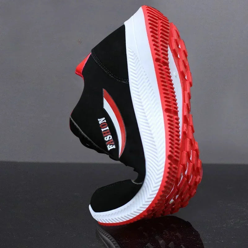 Men's Sneakers Outdoor Sports Comfortable Knitting Mesh Breathable Running Casual Men Sport Shoes