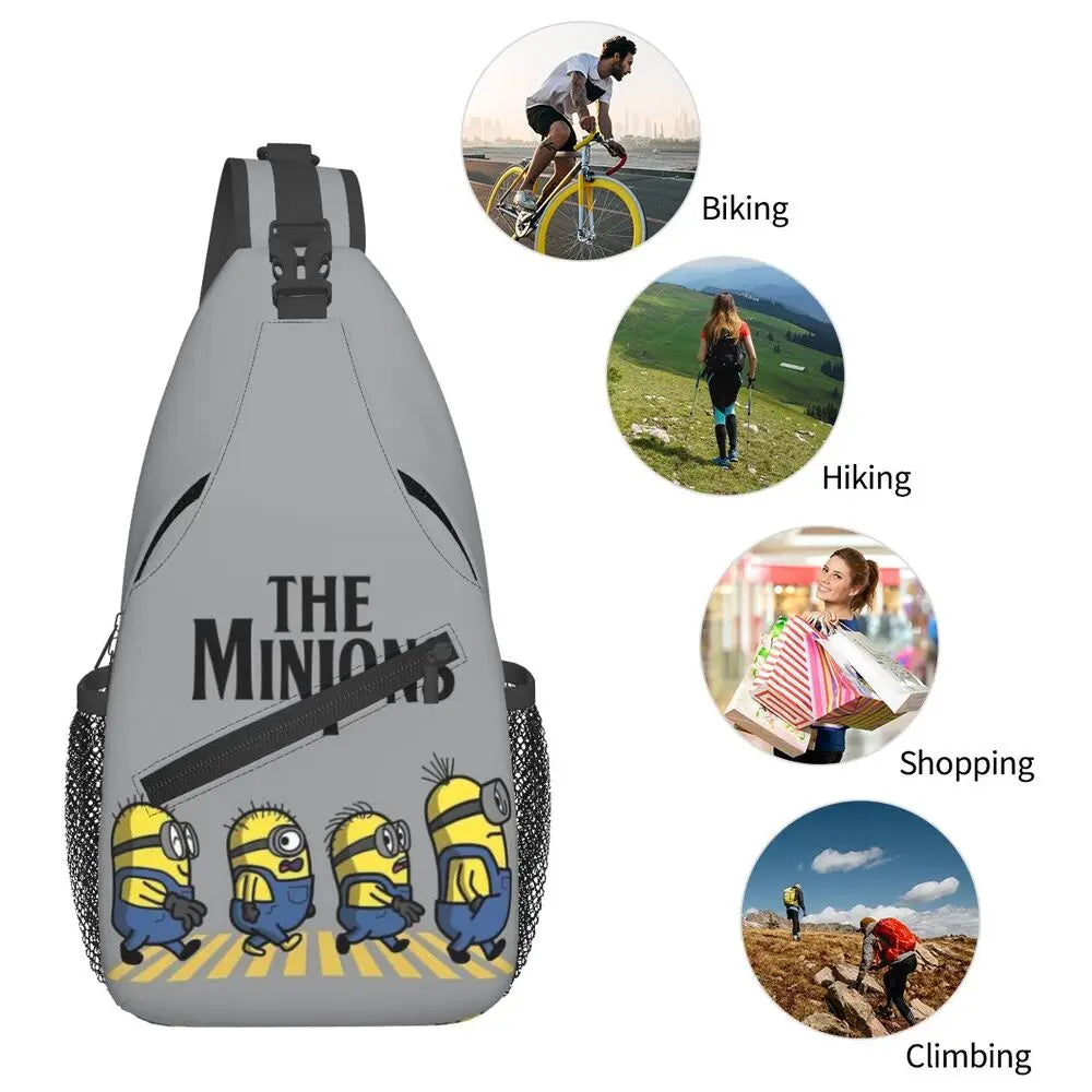 Minions Crossbody Chest Backpack Minion Shoulder Backpack