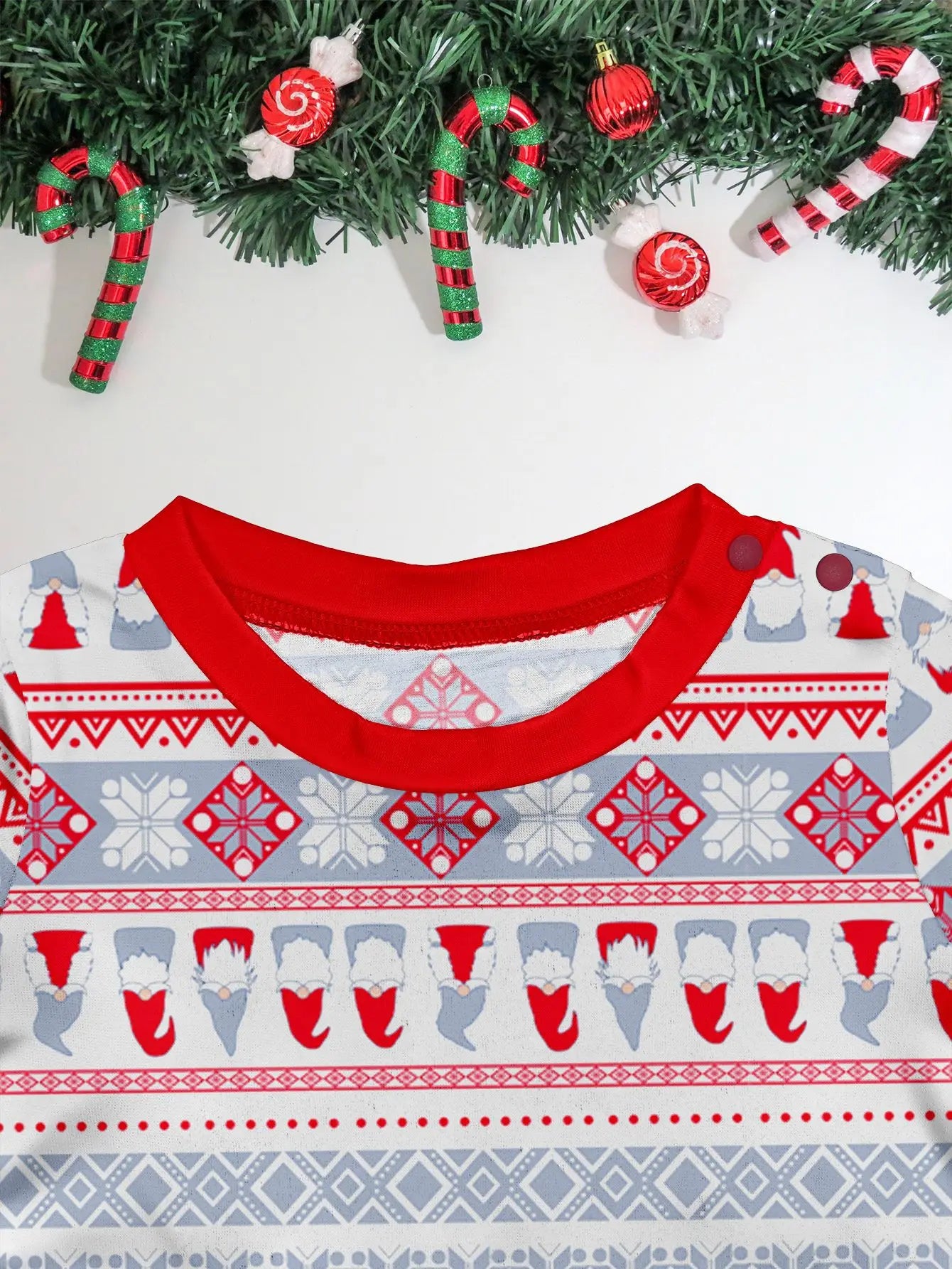 2024 Christmas parent-child clothing red family with a family Christmas clothing home clothing pajamas 2 sets