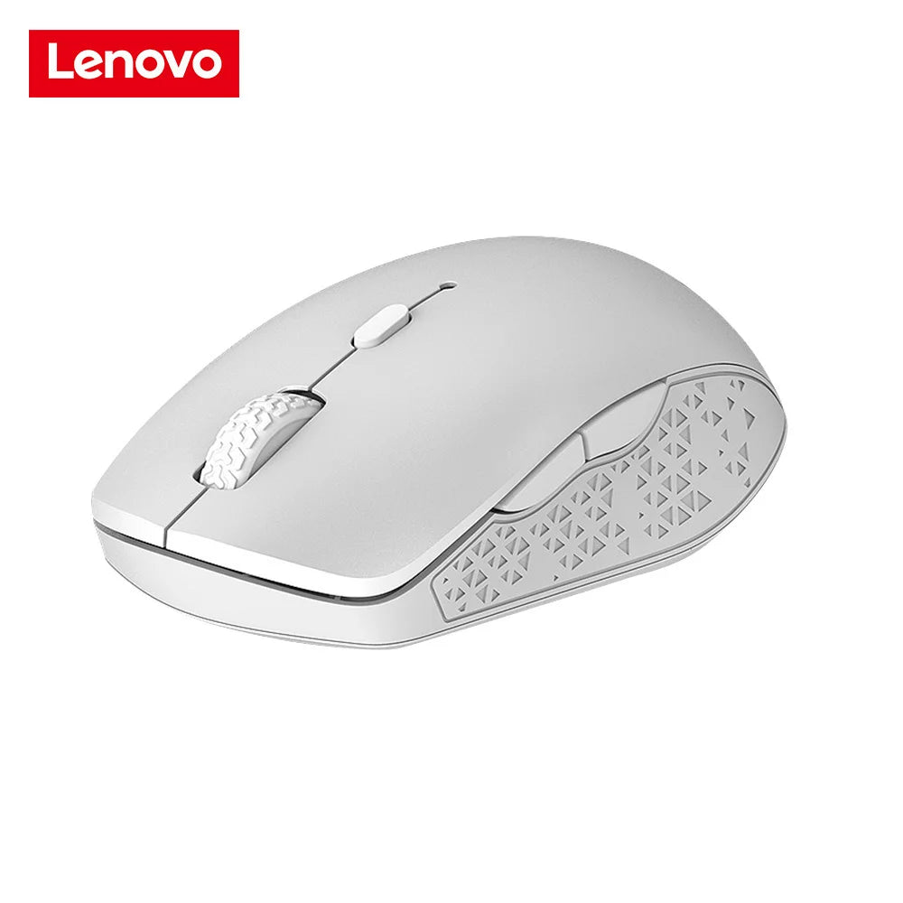 Lenovo Bluetooth Mouse Wireless Dual Mode Mouse Portable Home Business Office Gaming Mouse Laptop Accessories 1000DPI Recommend